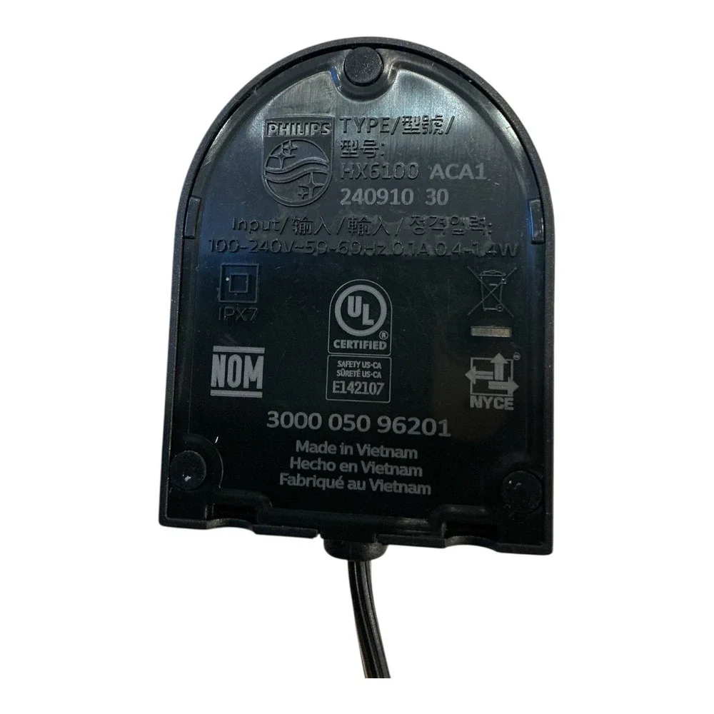 Philips -‎ Sonicare Toothbrush Charger (HX6100) - Power Supply Plug